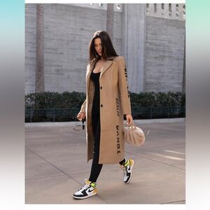 OQQ long black ribbed jumpsuit/bodysuit in black